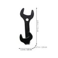 thumbnail image 2 of OATIPHO 3Pcs Iron Wall Hook Black Vintage Decor for Hanging Keys and Bags in Home, 2 of 6