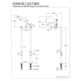 thumbnail image 5 of Aqua Vintage CCK8100DX Concord Freestanding Tub Faucet with Supply Line, Stop Valve, Matte Black, 5 of 9