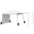 thumbnail image 4 of Erommy 10'x10'  Pop up Canopy Tent with 2 Convertible Sidewalls, Easy up Canopy for Beach,Camping,White, 4 of 7