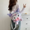 thumbnail image 2 of Mochila de dibujos animados Kawaii Sanrio Cinnamoroll para niñas, de un hombro bolso cruzado, regalo para padres e hijos, 2 of 4