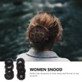 thumbnail image 2 of Miangastore 8 Pcs Filets Élastiques pour Femmes Danseuse de Ballet Snoods Chignon, 2 of 9
