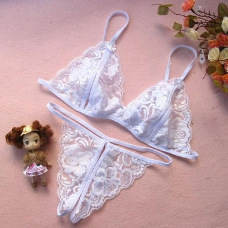 

KUNPENG Women s Sexy Lingerie Lingerie Transparent Open File Lace Sexy Underwear Valentine s Nightgown Pajamas White / Free size