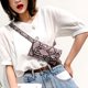 thumbnail image 3 of Estampado de serpiente Mujer Cadena Cintura Riñonera Paquetes Cuero Cofre Bolsas (Rosa) Tmvgtek Para estrenar, 3 of 8