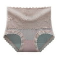 thumbnail image 5 of Fancifize 5-Pack Sexy High Waisted Underwear for Women Breathable Lace Panties Soft Comfort Underwear Panty,L,Multicolor, 5 of 7