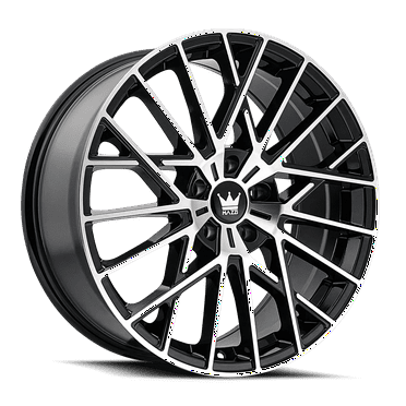 20x8.5 Mazzi 378 Jinx Black/Machined Wheel 5x120 (38mm)
