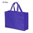 thumbnail image 3 of Unique Bargains Sac Cadeau Réutilisable Style Horizontal Non Tissé 25x35cm, Bleu Lot de 10, 3 of 5