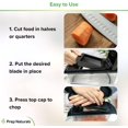 thumbnail image 4 of Vegetable Chopper with Container - 2-in-1 Black - Stainless Steel Veggie Chopper Onion Chopper Vegetable Cutter Food Chopper Onion Dicer - Kitchen Tools and Gadgets, 4 of 7