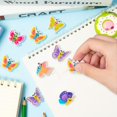 thumbnail image 4 of Gomas de borrar Haooryx Spring Butterfly, 60 unidades, para niños, 4 of 8