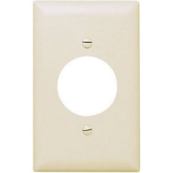 TP7LACC30 2.94 x 4.69 in. Single Outlet Opening Nylon Wall Plate, Light Almond