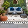 thumbnail image 2 of Country Flowers Outdoor Rug for Patio/Deck/Porch, Non-Slip Large Area Rug 5 x 7 Ft, Fall Rustic Floral Herbs Black Plaid Indoor Outdoor Rugs Washable Area Rugs, Reversible Camping Rug Carpet Runner, 2 of 8