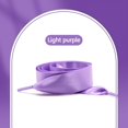 thumbnail image 3 of Nuevas cintas planas de seda para zapatillas deportivas, cordones para bodas, unisex, de satén, de poliéster, suaves, de 2 cm, para mujer, 22 colores, 3 of 5