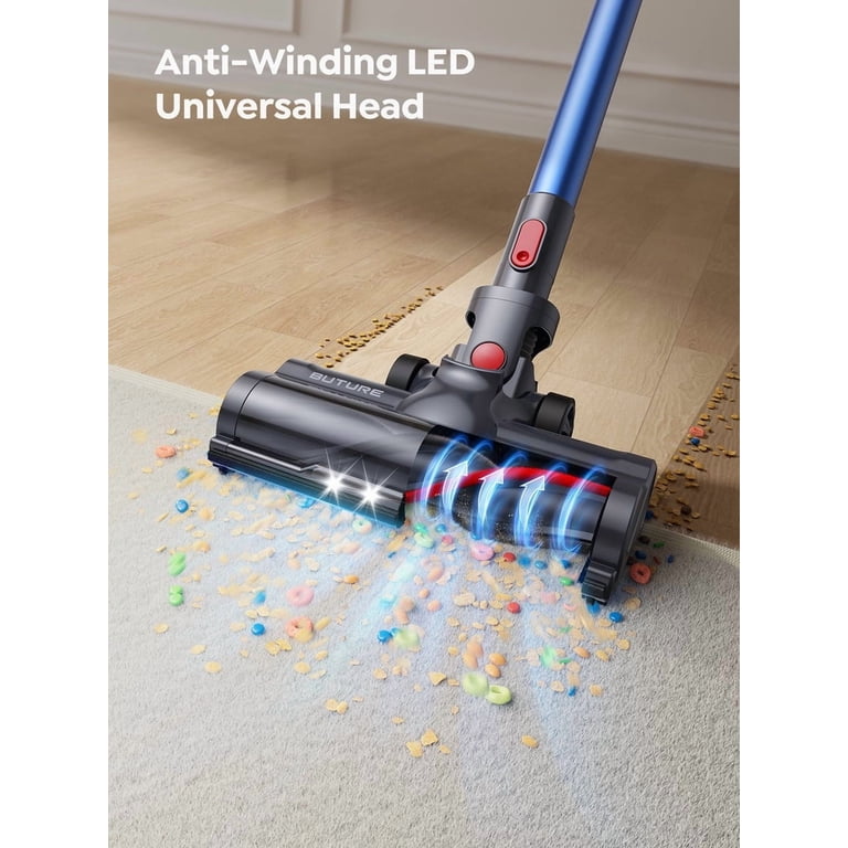BUTURE Cordless Stick Vacuum, 450W 40KPA Suction, 60min Runtime
