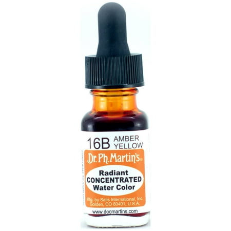 UPC: 0090385416107 | Dr. Ph. Martin s Radiant Concentrated Water Color  0.5 oz  Amber Yellow (16B)