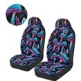 thumbnail image 3 of Uorisanigo Front Car Seat Covers High Back Bucket Seat Cover Psychedelic Trippy Mushroom Automotive Interior Covers Universal Fit for Most Cars, SUVs, Sedan, Trucks, Vans, Easy to Install, 3 of 7