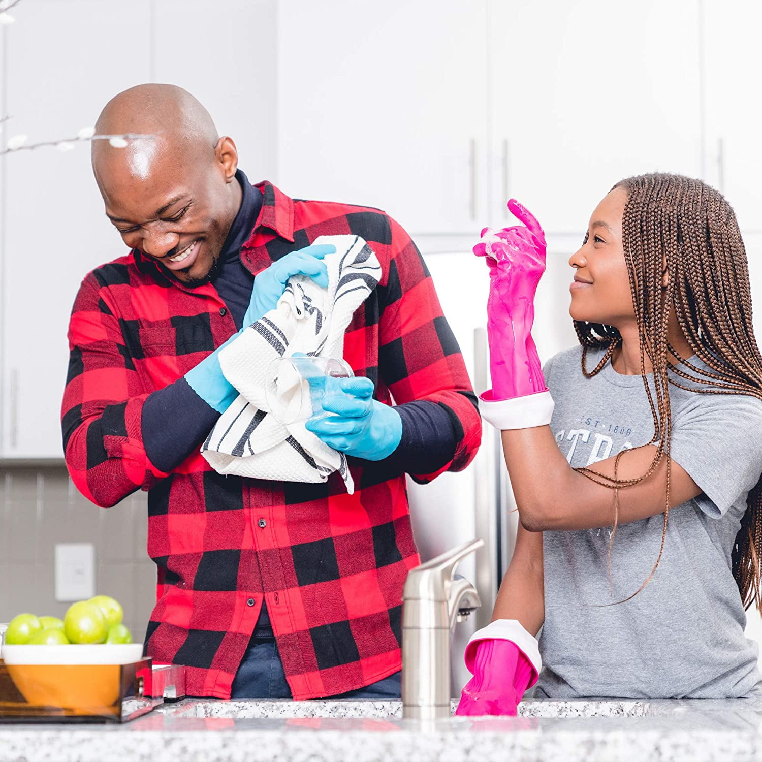 12 Pack - O-Cedar Playtex Gloves Living Reuseable Rubber Cleaning Gloves, Premium Protection, Size - Medium (1 Pair)