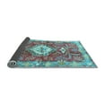 thumbnail image 2 of Ahgly Company Indoor Round Persian Light Blue Traditional Area Rugs, 6' Round, 2 of 4