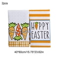 thumbnail image 3 of Festive Rabbit Design Kitchen Towels, Highly Absorbent Dishcloths With Durable Polyester Material, for Holiday Decor and Cleaning, Multi-color, 3 of 6