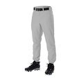 thumbnail image 2 of Alleson Athletic C72GYXXL Adult Baseball Pant, Grey - 2XL, 2 of 3
