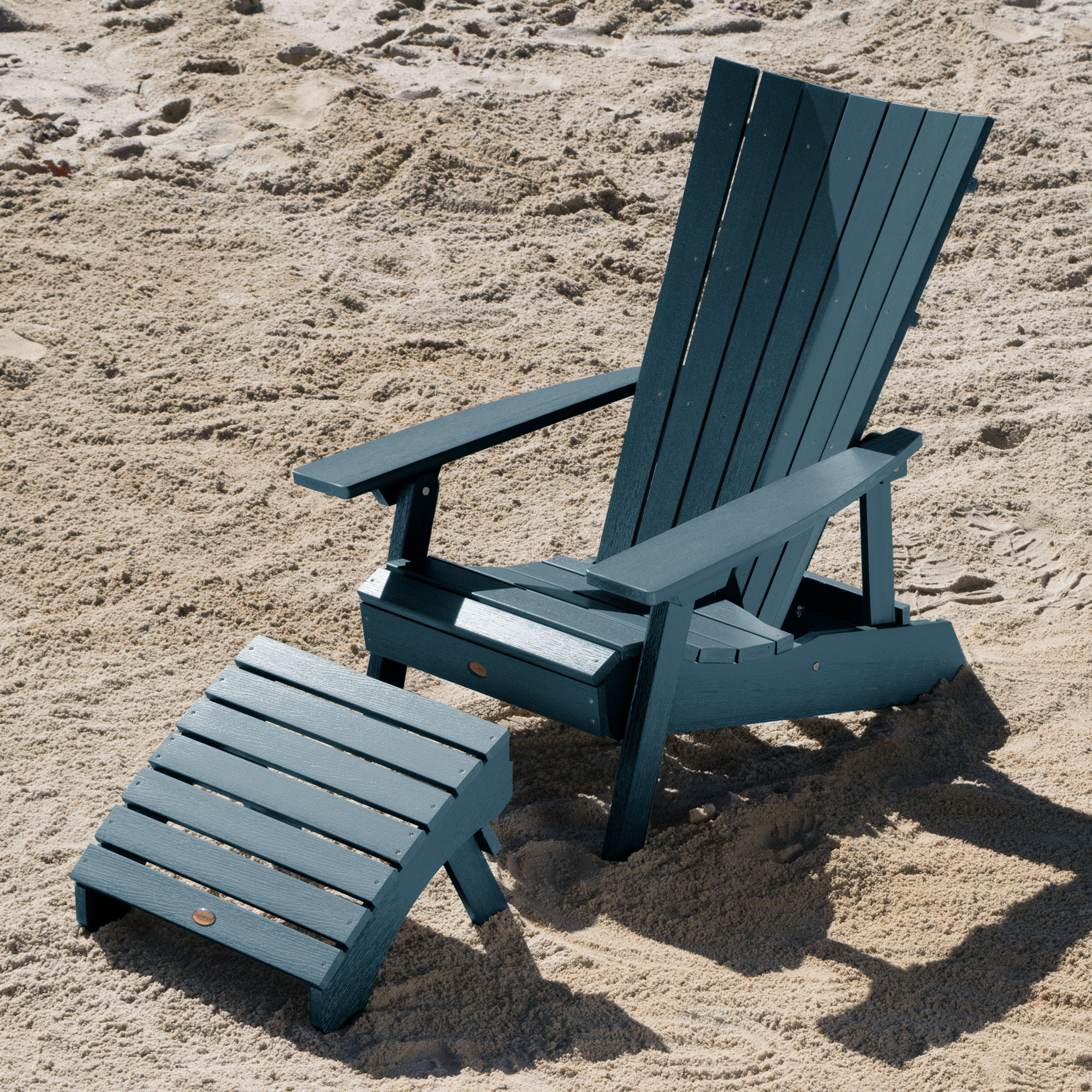 Highwood Manhattan Beach Adirondack Chair with Folding Ottoman - image 2 of 6