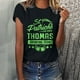thumbnail image 2 of Camisetas con estampado del Día de San Patricio y cuello redondo para mujer, blusas femeninas cómodas a la moda, Tops Fridja bn1523, 2 of 6