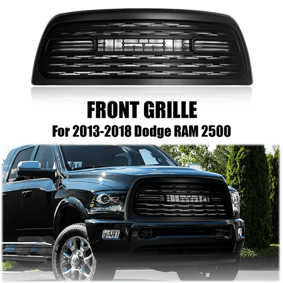 Front Grill Fit For 2013-2018 Dodge RAM 2500 LTD Style Grill W/Letters