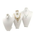 thumbnail image 5 of Sophisticated Sturdy Lint Jewelry Display Bust Small Necklace Display Stand with Adjustable Hook for Merchandising, 5 of 9