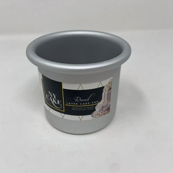 N.Y. Cake Round Layer Cake Pan Anodized Aluminum 3” X 3” Professional Series