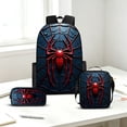 thumbnail image 4 of 3Pcs Large Capacity Spider Hero Bookbag Comic Pattern Teen Student Rucksack for School Travel Daypack with Heavy Duty Web Design Pattern, 4 of 6
