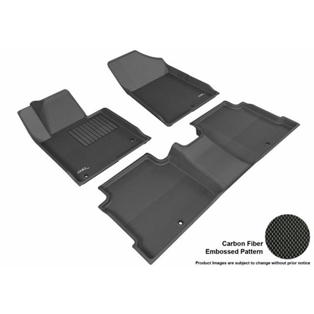 U Ace L1KA03901509 3D Maxpider Complete Set Custom Fit All-Weather Kagu Black Floor Mat for2016 Kia Optima Models