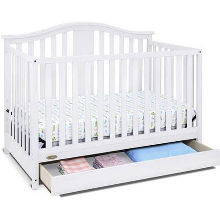 Graco solano 4 in 1 convertible crib with drawer white hotsell
