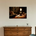 thumbnail image 2 of wall26 Retro Style Canvas Wall Art - American West Legend Cowboy Everyday Items in a Nostalgic Americana Scene - Gallery Wrap Modern Home Art | Ready to Hang - 32x48 inches, 2 of 3