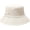 Beige, variant on Large Bucket Hat Women Big-Brimmed Fisherman Hat Unisex Pure Color Basin Caps with Adjustable Chin Strap Pin Decorate