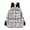 Cartoon Cats with Hat, variant on Mini Backpack Purse for Women Quilted Casual Daypack Small Travel Shoulder Bag, Cute Cartoon Frogs with Confetti