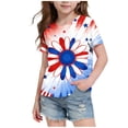 thumbnail image 2 of Odeerbi Chicos Niñas 4 de Julio Camiseta Manga Corta Día de La Independencia Camiseta Gráfica, 2 of 6