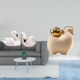 thumbnail image 2 of estatua de resina de cisne,Figuras de cisnes,estatuas,decoración para el hogar,bodas y fiestas.,Mini estatua de animal,Miniatura de estatua de animal,decoración para el, 2 of 8