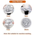 thumbnail image 5 of 2Pcs Hair Cutting Cape And Beard Bib, Haircut Cape Hair Catcher For Adults/Kids, Beard Catcher Apron For Shaving And Trimming With 2 Suction Cups, 5 of 5