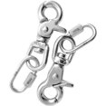 thumbnail image 2 of 316 Stainless Steel Swivel Eye Trigger Snap Hook (3 1/2"), 2 of 5