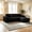 Black, variant on AUU 105" Modular Cloud Sectional Sofa Set with Ottoman – DIY Configurable Couch, Pure Foam & Faux Fur Velvet Upholstery for Comfortable Living Room Seating