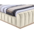 thumbnail image 6 of Meridian Furniture Amara Cream Velvet King Bed, 6 of 10