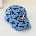 thumbnail image 2 of oqasdz Kids Baseball Cap Dinosaur Print Adjustable Sun Hat for Boys and Girls Outdoor Sports Running Summer Fall Casual Sunhat, Size 2-8 Years, 2 of 3