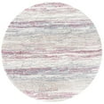 thumbnail image 5 of SAFAVIEH Fontana Danica Abstract Shag Area Rug, Ivory/Pink, 6'7" x 6'7" Square, 5 of 9