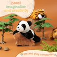 thumbnail image 3 of Forest & Twelfth Mini Panda Peluches, paquete de 12 pequeños peluches, animales de peluche, relleno de calcetín para niñas y niños, oso panda de peluche para regalos de fiesta, bolsas de regalos, caja, 3 of 5
