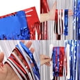 thumbnail image 6 of SLYNSHome 4th of July Decorations,Red White Blue Tinsel Foil Fringe Curtains Photo Booth Prop Streamer Backdrop for America Patriotic Party Independence Day Decor, 6 of 6
