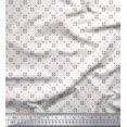 thumbnail image 1 of Soimoi Silk Fabric Dot & Floral Small Printed Craft Fabric by The Yard 42 Inch Wide, 1 of 3
