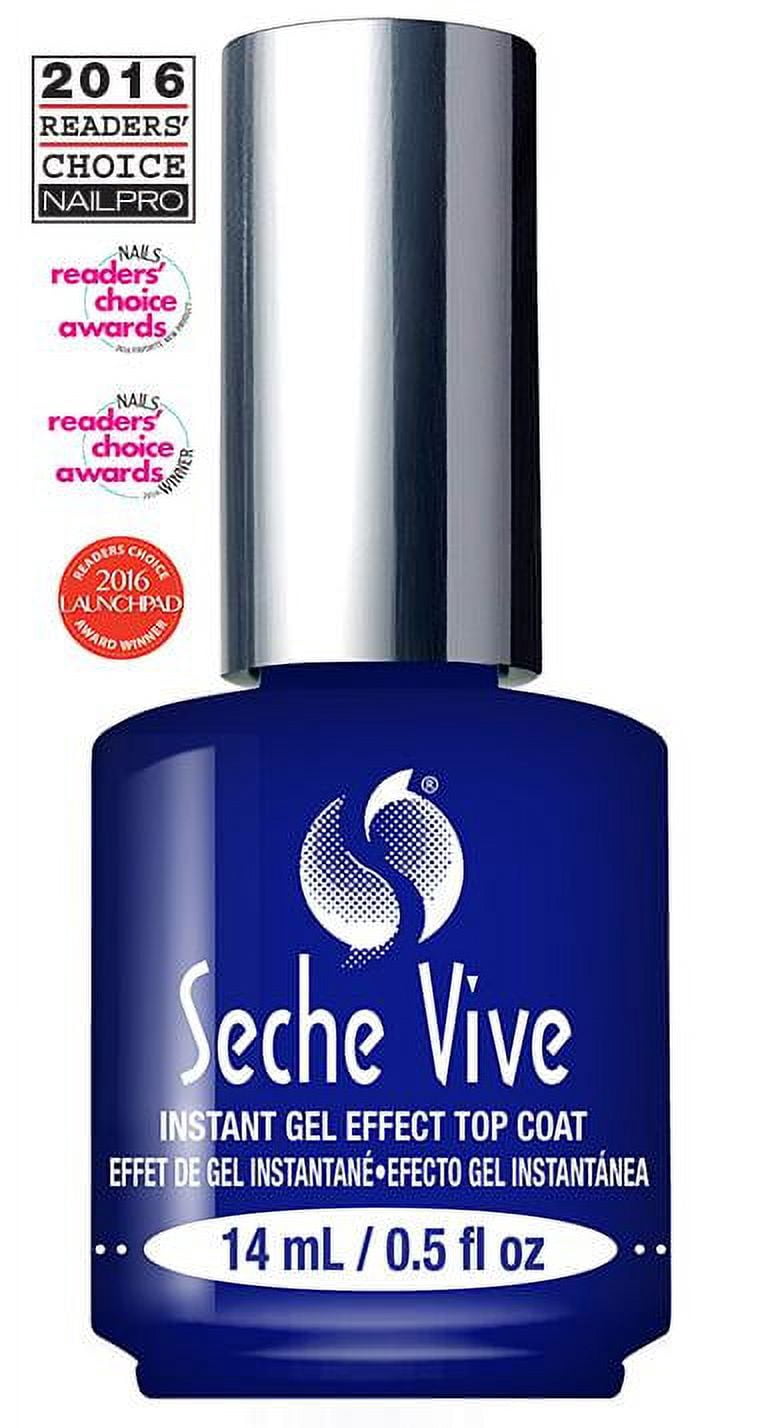 (6 Pack) SECHE Vive Instant Gel Effect Top Coat