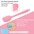thumbnail image 3 of Kitchen Cooking Silicone Spatula Heat Resistant Turner Scraper Baking Utensils Pink, 3 of 7