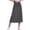 Gray, variant on Tqcoqu Midi Skirt for Women Split High Waist Elegant Flared Flowy A Line Work Skirts,Dark Gray,Women's XS-XXL