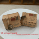 thumbnail image 1 of Caja de papel Kraft vintage para caramelos, caja de cartón para caramelos, caja de cartón para caramelos, caja creativa para envolver caramelos, 1 of 5