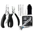 thumbnail image 1 of Nail Scissors Set, Stainless Steel Manicure Nail Clippers, Sharp Nail Clippers for Thick & Ingrown Toenails, 8 Pcs Pedicure Set Nail Scissors Toenails, 1 of 7