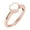 Rose Gold, variant on Stainless Steel Heart Cremation Urn Ring for Ashes for Women Waterproof Locket Rings Memorial Jewelry(with Gift Box)
